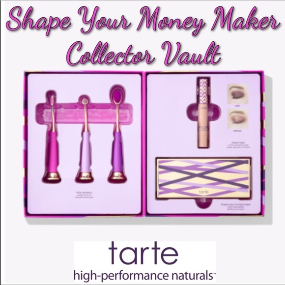Tarte Shape Your Money Maker Collector Vault new Christmas holiday gift new - Picture 3 of 12